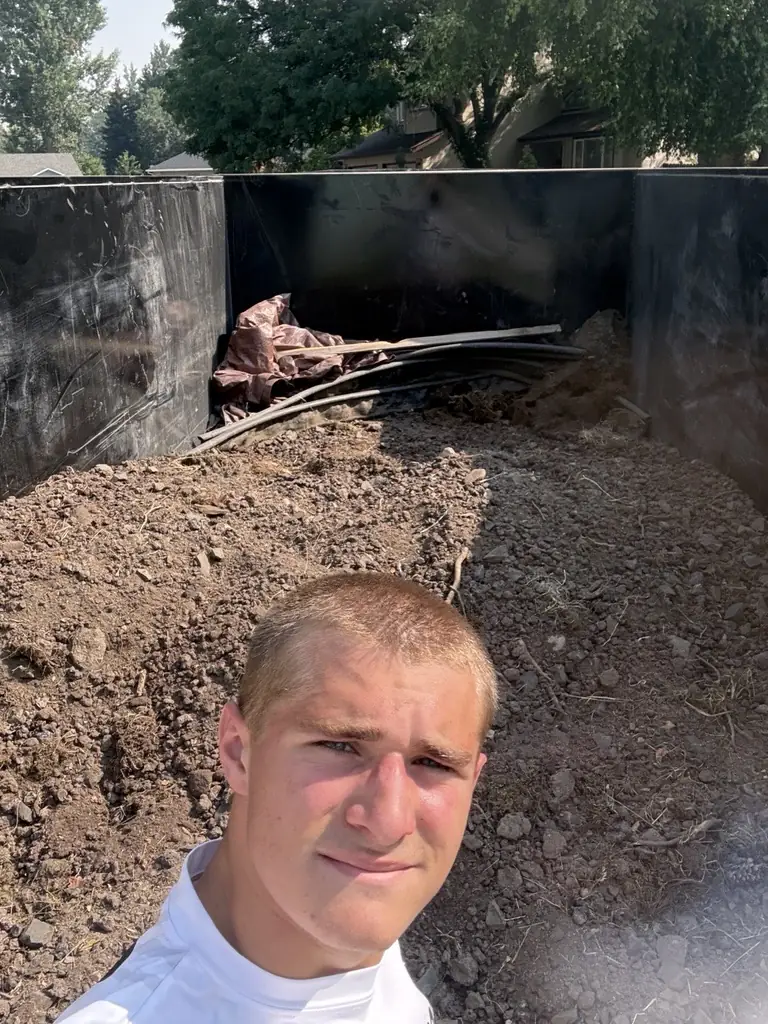 Trailer full of garden soil ready for delivery - Nampa Idaho