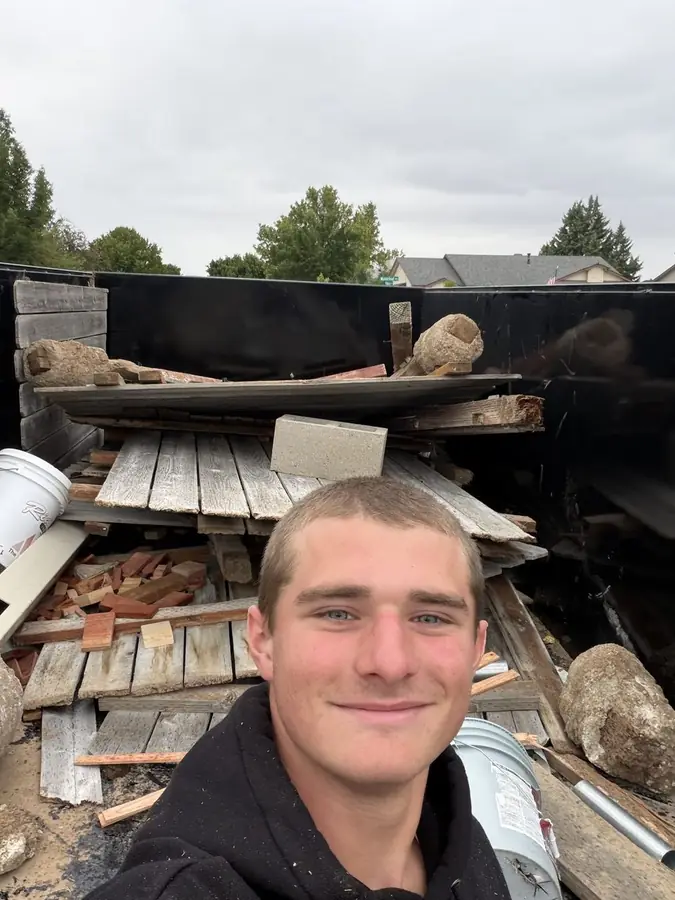Fence removed and loaded - Meridian Idaho