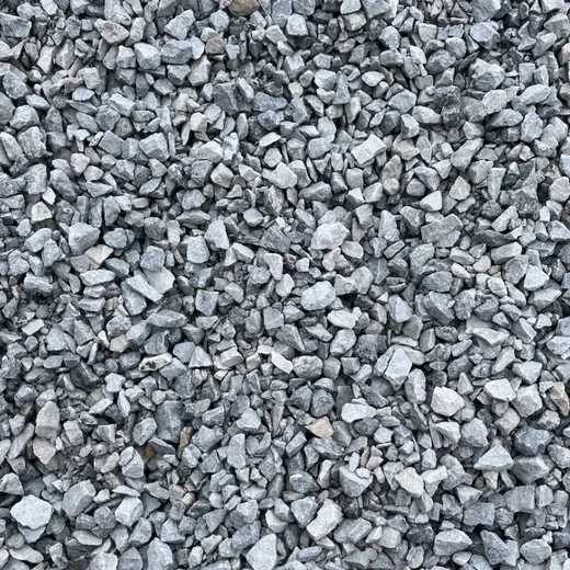 Three-quarter inch crushed chip gravel